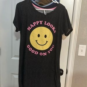“Happy Looks Good On You” night gown